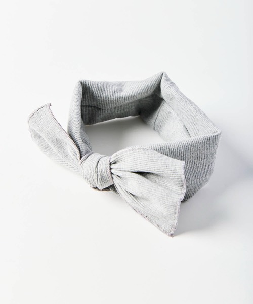 salle de bal（サルデバル）の「リボンヘアバンド　SPI（ヘアバンド・レディース・グレー/ブルー/ブラック/ピンク・FREE）」の3枚目の写真