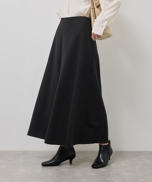 ROPE' PICNIC（ロペピクニック）の「ポンチフレアイージースカート/セットアップ対応（スカート・レディース・ブラック/ブラウン・S/M）」の7枚目の写真