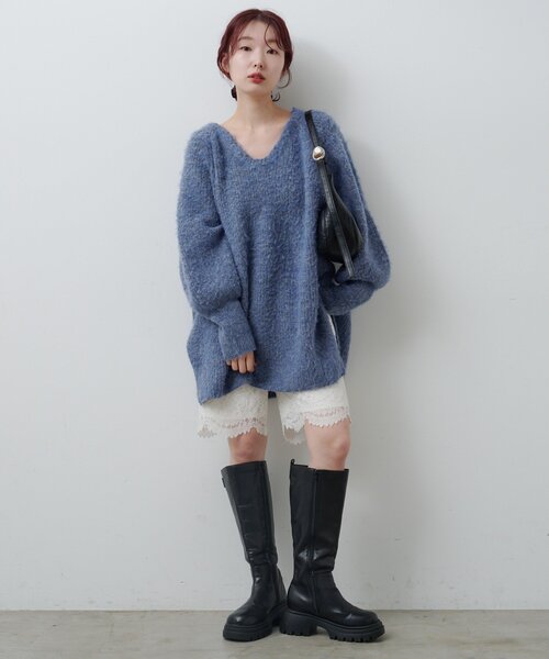 Kastane（カスタネ）の「【2WAY/500mlペットボトル収納可】モチーフハーフムーンBAG（トートバッグ・レディース・ブラウン/アイボリー/ブラック・FREE）」の14枚目の写真