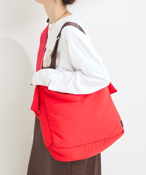 B.C STOCK（ベーセーストック）の「《追加》【fellowww / フェロー】別注 2WAY パッファー ショルダーバッグ（ショルダーバッグ・メンズ・レッド/ブラウン/パープル/ブラック・FREE）」の20枚目の写真