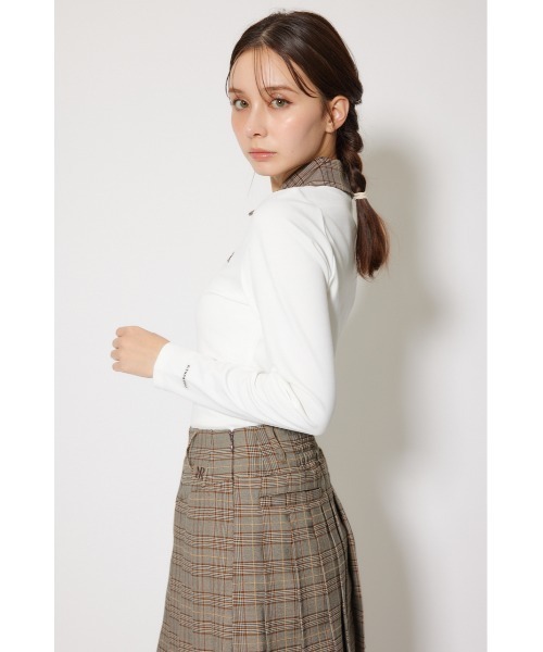 RIENDA GOLF】襟付きコンパクトカットトップス 秋服 冬服（Tシャツ