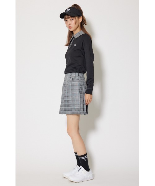 RIENDA GOLF】襟付きコンパクトカットトップス 秋服 冬服（Tシャツ