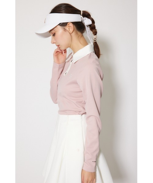 RIENDA GOLF】襟付きコンパクトカットトップス 秋服 冬服（Tシャツ