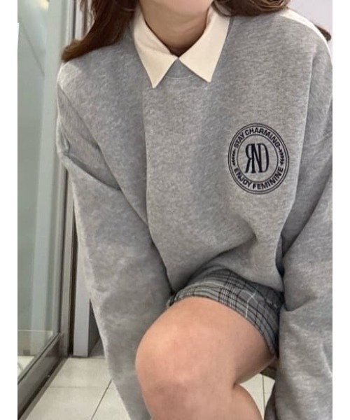 RIENDA GOLF】襟付きコンパクトカットトップス 秋服 冬服（Tシャツ