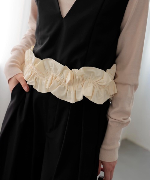 Jines(ジネス)の「フリルベスト【WEB限定】≪セットアップ可≫(ベスト・レディース・グレー/ブラック・38)」の22枚目の写真