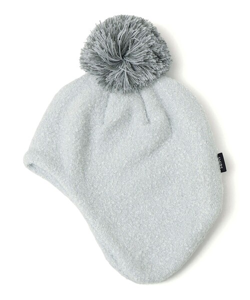 SHIPS（シップス）の「SHIPS KIDS:ベビー ふわもこ ポンポン ニットキャップ（ニットキャップ/ビーニー・キッズ・シルバーグレー/ピンク/ベージュ/ネイビー・ONE SIZE）」の2枚目の写真
