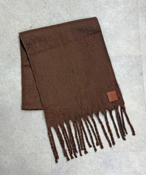 CPCM(シーピーシーエム)の「ふわふわバルキーマフラー(マフラー・レディース・アイボリー/サックスブルー/チャコールグレー/ベージュ/ブラウン・FREE)」の10枚目の写真