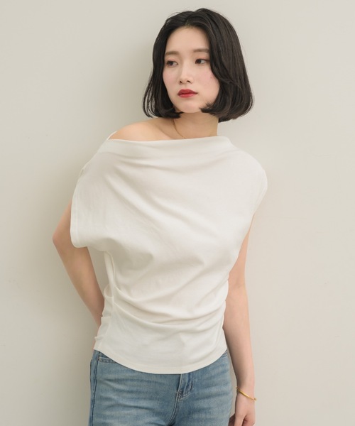 NEUNA（ヌナ）の「半袖カットソー（Tシャツ/カットソー・レディース・ブラック・FREE）」の4枚目の写真