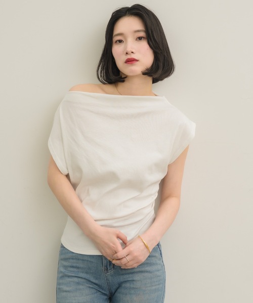 NEUNA（ヌナ）の「半袖カットソー（Tシャツ/カットソー・レディース・ブラック・FREE）」の5枚目の写真