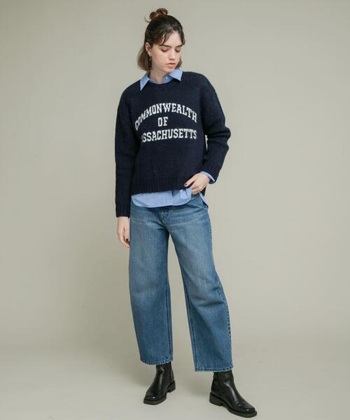 洗濯可』ジャガードロゴニットプルオーバー（ニット/セーター）｜URBAN