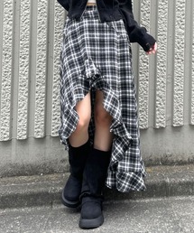 3.3 Field Trip  | 3.3 Field Trip／チェックアシメヘムスカート(スカート)