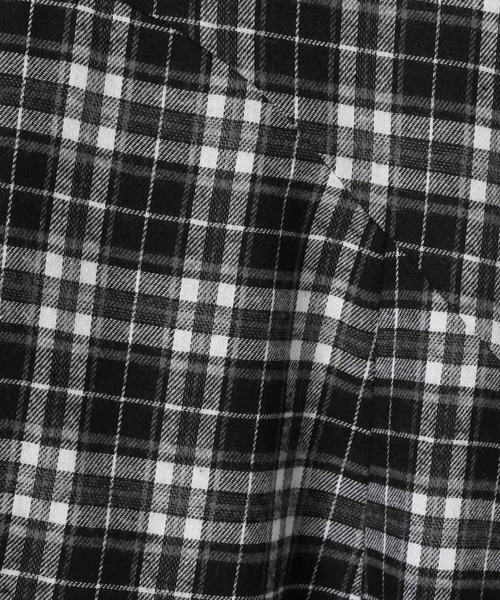 3.3 Field Trip (3.3フィールドトリップ)の「3.3 Field Trip/チェックアシメヘムスカート(スカート・レディース・ブラック/ブラウン/ネイビー・FREE)」の10枚目の写真