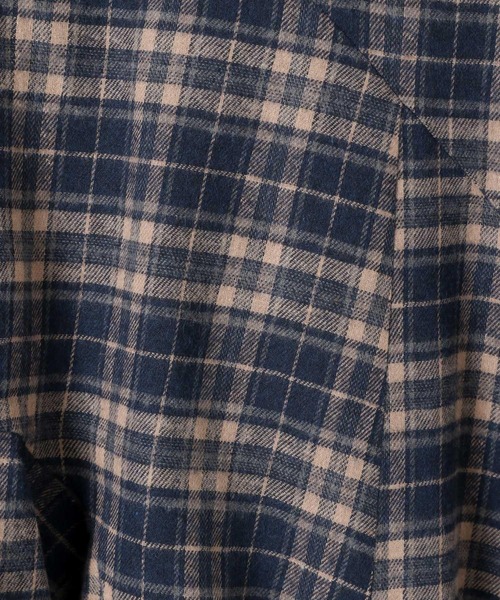 3.3 Field Trip (3.3フィールドトリップ)の「3.3 Field Trip/チェックアシメヘムスカート(スカート・レディース・ブラック/ブラウン/ネイビー・FREE)」の11枚目の写真