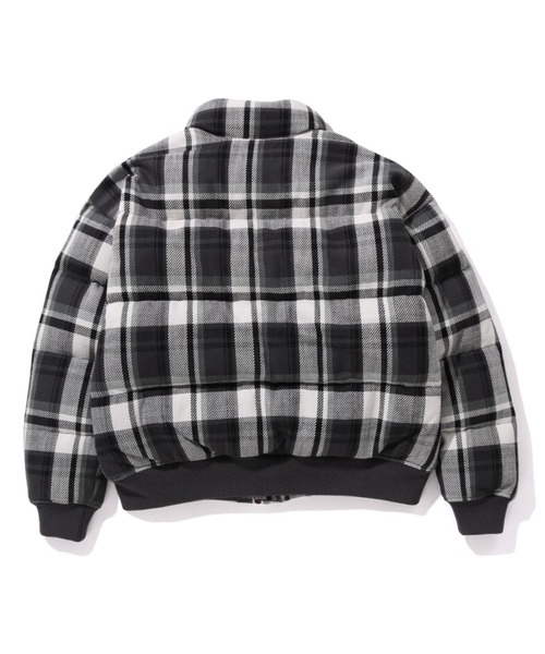 セール】BAPE CHECK DOWN JACKET（ダウンジャケット/コート）｜A