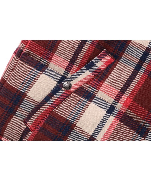 A BATHING APE(アベイシングエイプ)の「BAPE CHECK DOWN JACKET(ダウンジャケット/コート・メンズ・レッド/グレー・MEDIUM/X-LARGE/LARGE)」の10枚目の写真