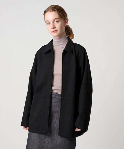 セール】＜Steven Alan＞ジップ シャツブルゾン（シャツ/ブラウス