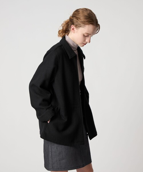 セール】＜Steven Alan＞ジップ シャツブルゾン（シャツ/ブラウス