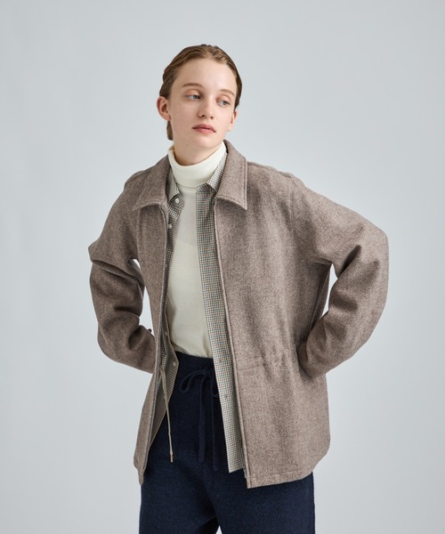 セール】＜Steven Alan＞ジップ シャツブルゾン（シャツ/ブラウス