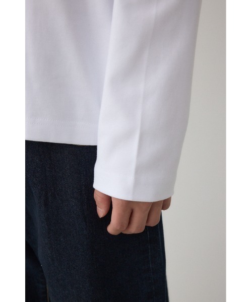 AZUL by moussy（アズールバイマウジー）の「スムースタッチ長袖トップス（Tシャツ/カットソー・メンズ・ホワイト/杢グレー/ブラック・SMALL/MEDIUM/LARGE）」の12枚目の写真