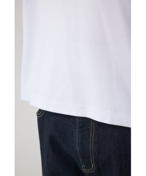 AZUL by moussy（アズールバイマウジー）の「スムースタッチ長袖トップス（Tシャツ/カットソー・メンズ・ホワイト/杢グレー/ブラック・SMALL/MEDIUM/LARGE）」の13枚目の写真