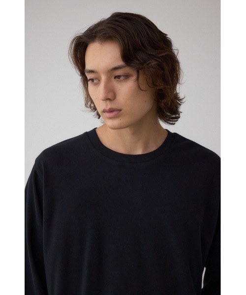 AZUL by moussy（アズールバイマウジー）の「スムースタッチ長袖トップス（Tシャツ/カットソー・メンズ・ホワイト/杢グレー/ブラック・SMALL/MEDIUM/LARGE）」の14枚目の写真
