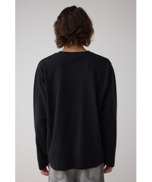 AZUL by moussy（アズールバイマウジー）の「スムースタッチ長袖トップス（Tシャツ/カットソー・メンズ・ホワイト/杢グレー/ブラック・SMALL/MEDIUM/LARGE）」の19枚目の写真