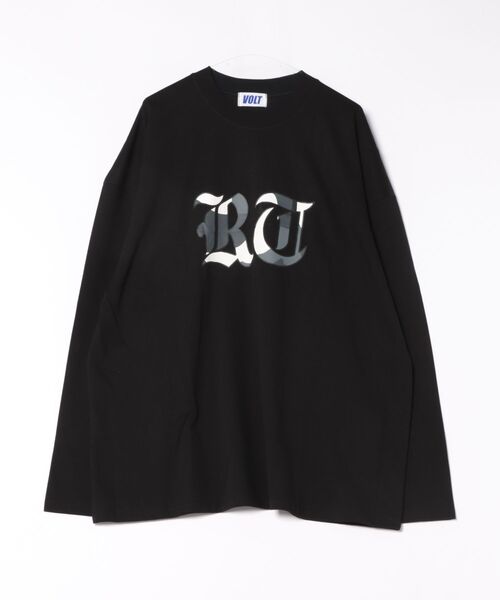 a.p.o.v.(エーピーオービー)の「a.p.o.v. カモフラロゴプリントバックナンバリングオーバーサイズカットソー(Tシャツ/カットソー・メンズ・チャコール/ベージュ/ブラック・ONESIZE)」の7枚目の写真