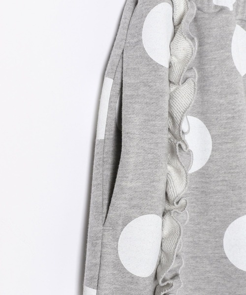 Heather（ヘザー）の「HOLiC ドットフリルスウェットパンツ　600658（スウェットパンツ・レディース・グレー/ネイビー/アイボリー・FREE）」の10枚目の写真