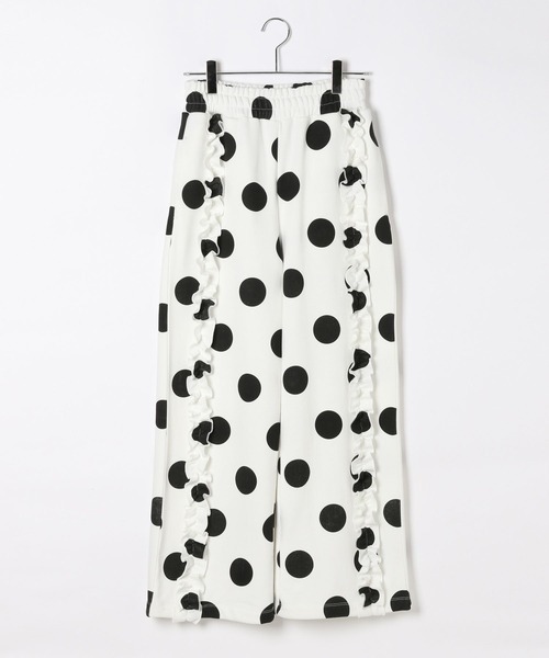 Heather（ヘザー）の「HOLiC ドットフリルスウェットパンツ　600658（スウェットパンツ・レディース・グレー/ネイビー/アイボリー・FREE）」の17枚目の写真