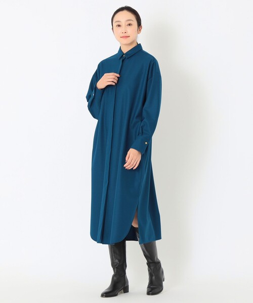 S.ESSENTIALS(エスエッセンシャルズ)の「【DRESOPHY】バランサーキュラーワンピース(ワンピース・レディース・ブラック/ライトブルー/ブラウン・38/36)」の5枚目の写真