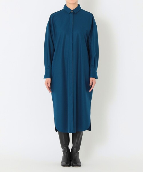 S.ESSENTIALS(エスエッセンシャルズ)の「【DRESOPHY】バランサーキュラーワンピース(ワンピース・レディース・ブラック/ライトブルー/ブラウン・38/36)」の7枚目の写真