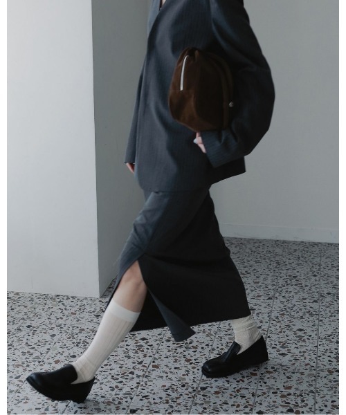 anuke(アンヌーク)の「anuke Ecoleather Loafers 62521005(その他シューズ・レディース・ブラック・38/36/37)」の2枚目の写真