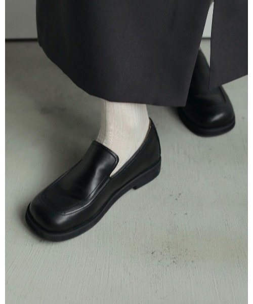 anuke(アンヌーク)の「anuke Ecoleather Loafers 62521005(その他シューズ・レディース・ブラック・38/36/37)」の5枚目の写真