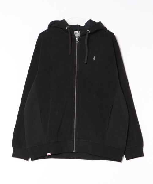 CHUMS（チャムス）の「CHUMS/チャムス フルジップフーディー/パーカー TROUTBONE ZIP HOODIE CH00-1536（スウェット・メンズ・ブラック/オリーブ・M/L/2XL/XL）」の19枚目の写真