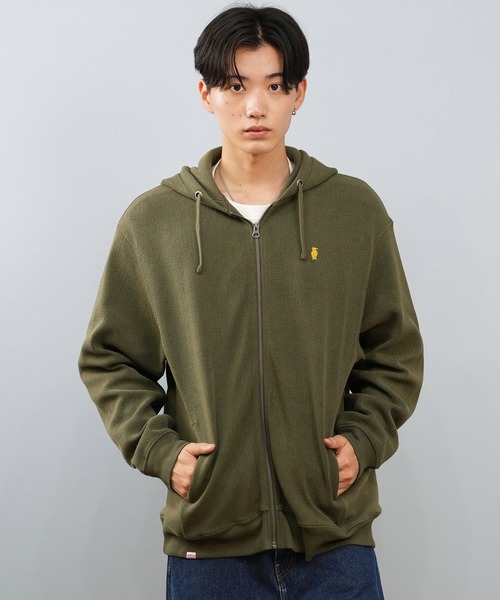CHUMS/チャムス フルジップフーディー/パーカー TROUTBONE ZIP HOODIE
