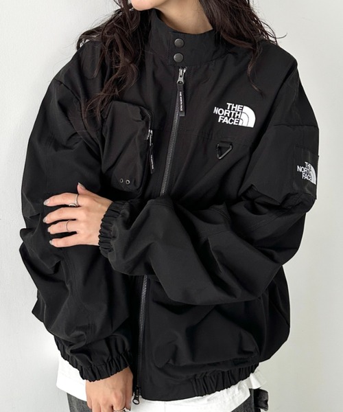 THE NORTH FACE（ザノースフェイス）の「国内未発売  THE NORTH FACE(ザ・ノースフェイス)/ワンポイントロゴ マウンテンパーカー ナイロンジャケット/NEILTON JACKET（ブルゾン・レディース・ブラック/ダークブラウン・L/XL/M）」の3枚目の写真