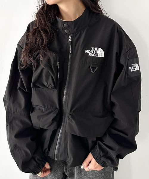 THE NORTH FACE（ザノースフェイス）の「国内未発売  THE NORTH FACE(ザ・ノースフェイス)/ワンポイントロゴ マウンテンパーカー ナイロンジャケット/NEILTON JACKET（ブルゾン・レディース・ブラック/ダークブラウン・L/XL/M）」の4枚目の写真