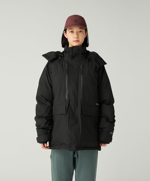 Snow Peak(スノーピーク)の「Snow Peak / GORE-TEX Weatherproof Down Jacket 防水ダウンジャケット(その他トップス・メンズ・ブラック/グレイッシュベージュ/ブルー・M/L/XL)」の2枚目の写真