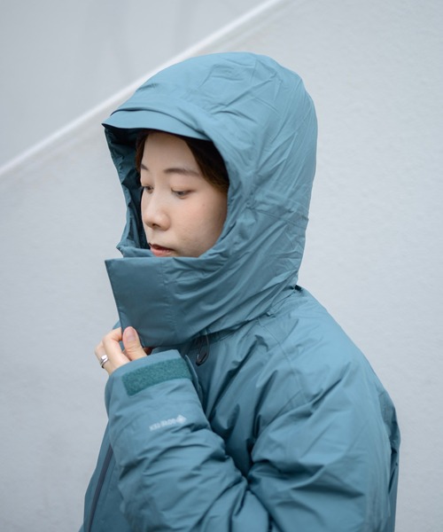 Snow Peak(スノーピーク)の「Snow Peak / GORE-TEX Weatherproof Down Jacket 防水ダウンジャケット(その他トップス・メンズ・ブラック/グレイッシュベージュ/ブルー・M/L/XL)」の20枚目の写真