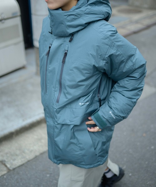Snow Peak(スノーピーク)の「Snow Peak / GORE-TEX Weatherproof Down Jacket 防水ダウンジャケット(その他トップス・メンズ・ブラック/グレイッシュベージュ/ブルー・M/L/XL)」の21枚目の写真