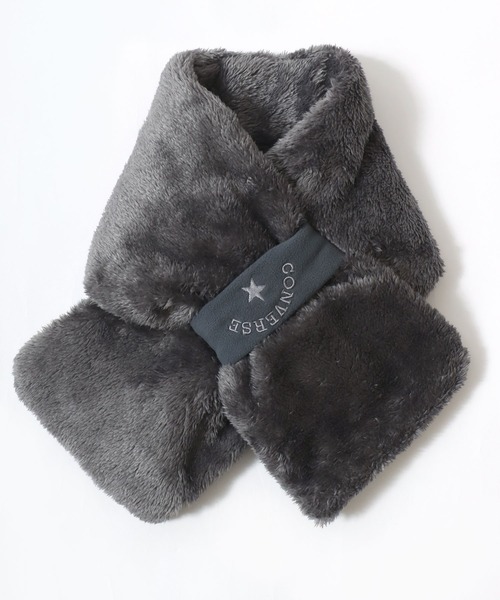 CONVERSE(コンバース)の「CONVERSE/コンバース 差し込み ボアマフラー/ネックウォーマー/レディース メンズ(マフラー・レディース・ベージュ/ネイビー/ブラウン/ピンク/グレー・FREE)」の13枚目の写真