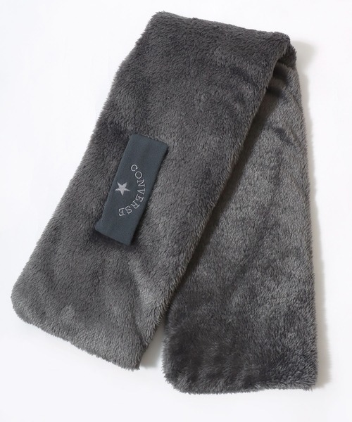 CONVERSE(コンバース)の「CONVERSE/コンバース 差し込み ボアマフラー/ネックウォーマー/レディース メンズ(マフラー・レディース・ベージュ/ネイビー/ブラウン/ピンク/グレー・FREE)」の7枚目の写真