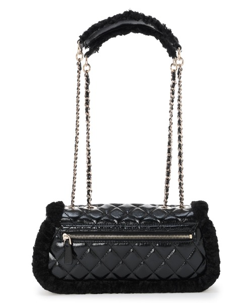 Guess（ゲス）の「CRISTI Convertible Xbody Flap クロスボディ ショルダーバッグ （ショルダーバッグ・レディース・ホワイト/ブラック・ONE SIZE）」の3枚目の写真