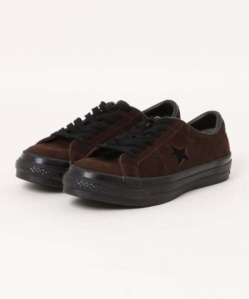 靴 CONVERSE ONE STAR J SUEDE(BROWN/BLACK) CONVERSE コンバース ONE STAR J SUEDE ワンスター J スエード