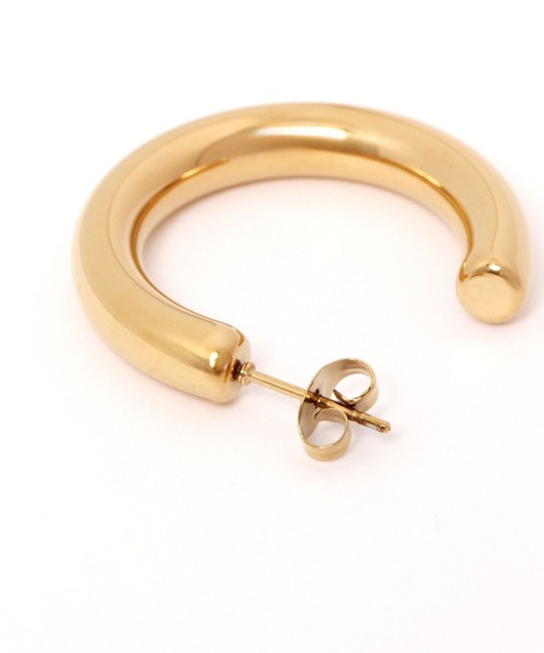 GLOBAL WORK(グローバルワーク)の「ステンレスフープピアス/600825(ピアス(両耳用)・レディース・ゴールド/シルバー・FREE)」の3枚目の写真