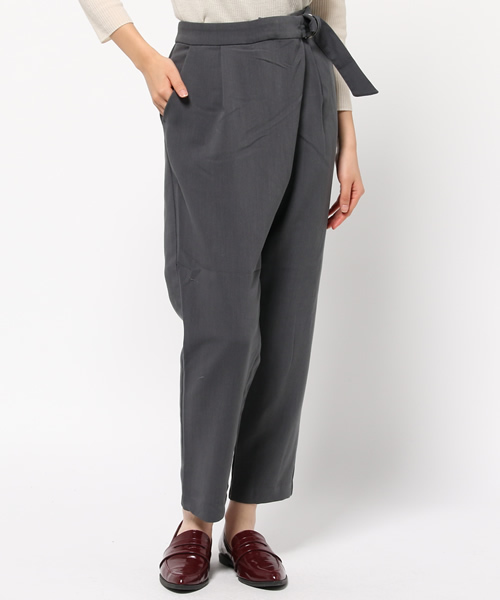 CIAOPANIC（チャオパニック）の「【Ciaopanic】フロントタックパンツ（その他パンツ・レディース・グレー/ネイビー・FREE）」の12枚目の写真