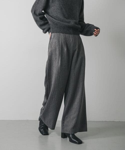 セール】ヘリンボーンタックパンツ（その他パンツ）｜SENSE OF PLACE