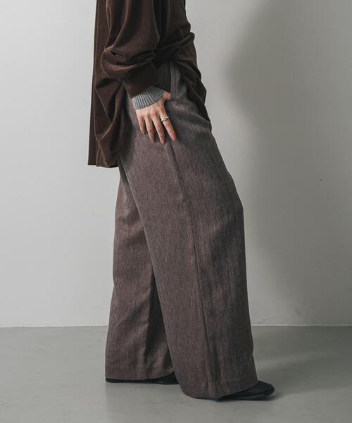 セール】ヘリンボーンタックパンツ（その他パンツ）｜SENSE OF