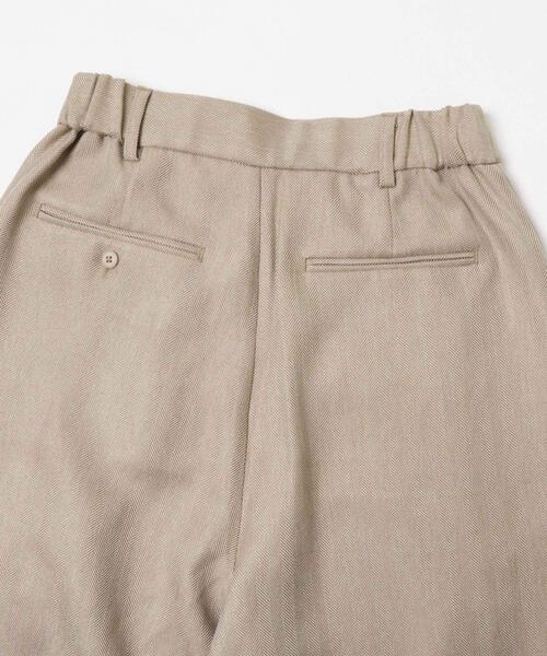 SENSE OF PLACE by URBAN RESEARCH（センスオブプレイスバイアーバンリサーチ）の「ヘリンボーンタックパンツ（その他パンツ・レディース・チャコールグレー/ブラウン/ベージュ・MEDIUM/SMALL）」の16枚目の写真