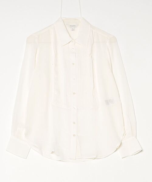 BANANA REPUBLIC FACTORY STORE(バナナリパブリック ファクトリーストア)の「BANANA REPUBLIC FACTORY STORE タキシードビブ ブラウス(シャツ/ブラウス・レディース・ホワイト/ブラック・L/M/S/XS)」の7枚目の写真